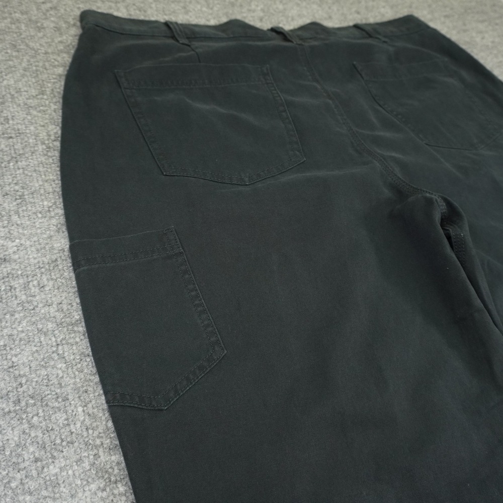 Harley-Davidson Mens Black Carpenter Canvas Double Knee Work Pants 42x30 - Picture 15 of 16